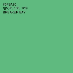 #5FBA80 - Breaker Bay Color Image