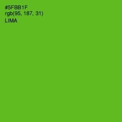 #5FBB1F - Lima Color Image