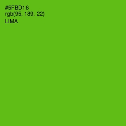 #5FBD16 - Lima Color Image