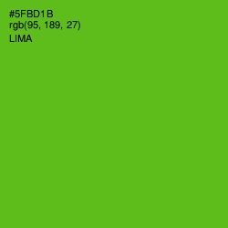 #5FBD1B - Lima Color Image