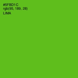 #5FBD1C - Lima Color Image