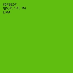 #5FBE0F - Lima Color Image