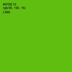 #5FBE10 - Lima Color Image