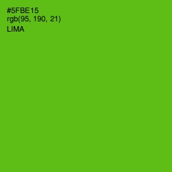 #5FBE15 - Lima Color Image