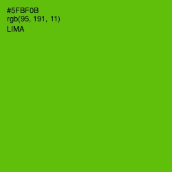 #5FBF0B - Lima Color Image