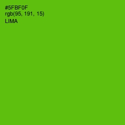 #5FBF0F - Lima Color Image