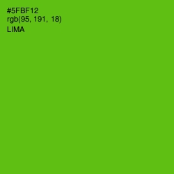 #5FBF12 - Lima Color Image