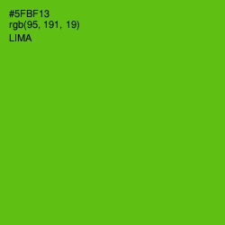 #5FBF13 - Lima Color Image