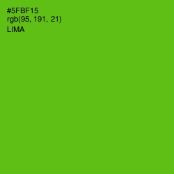 #5FBF15 - Lima Color Image