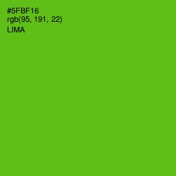 #5FBF16 - Lima Color Image