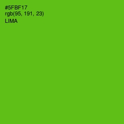 #5FBF17 - Lima Color Image