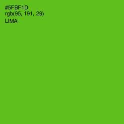 #5FBF1D - Lima Color Image