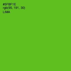 #5FBF1E - Lima Color Image