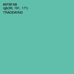 #5FBFAB - Tradewind Color Image