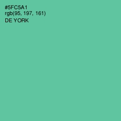 #5FC5A1 - De York Color Image