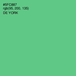 #5FC887 - De York Color Image