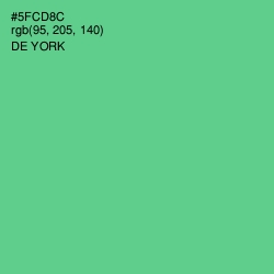 #5FCD8C - De York Color Image