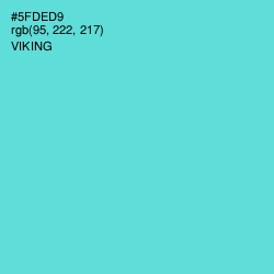 #5FDED9 - Viking Color Image