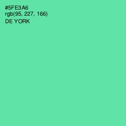 #5FE3A6 - De York Color Image