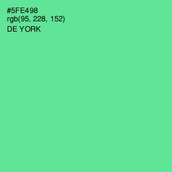 #5FE498 - De York Color Image