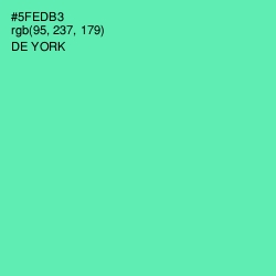 #5FEDB3 - De York Color Image