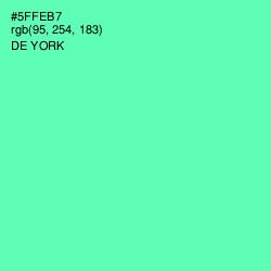 #5FFEB7 - De York Color Image