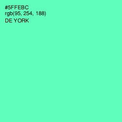 #5FFEBC - De York Color Image