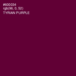 #600034 - Tyrian Purple Color Image