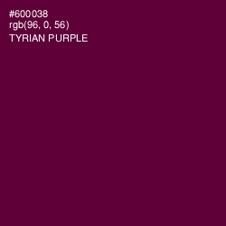 #600038 - Tyrian Purple Color Image