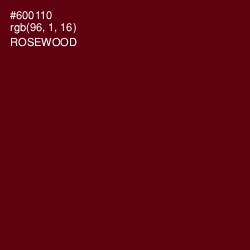 #600110 - Rosewood Color Image