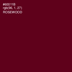 #60011B - Rosewood Color Image