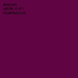 #600443 - Pompadour Color Image