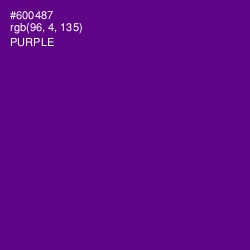 #600487 - Purple Color Image
