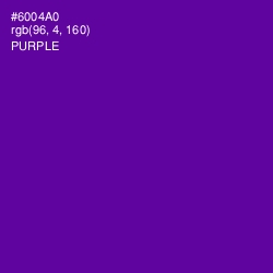 #6004A0 - Purple Color Image