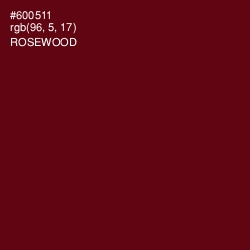 #600511 - Rosewood Color Image