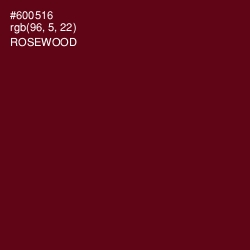 #600516 - Rosewood Color Image