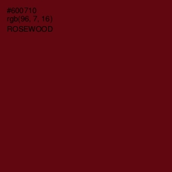 #600710 - Rosewood Color Image