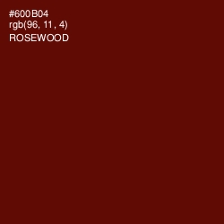 #600B04 - Rosewood Color Image