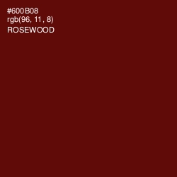 #600B08 - Rosewood Color Image