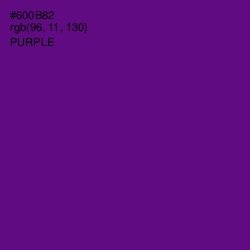 #600B82 - Purple Color Image