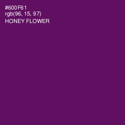 #600F61 - Honey Flower Color Image