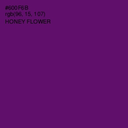 #600F6B - Honey Flower Color Image