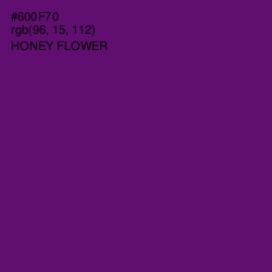 #600F70 - Honey Flower Color Image