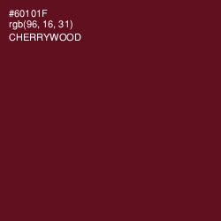 #60101F - Cherrywood Color Image