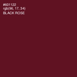 #601122 - Black Rose Color Image
