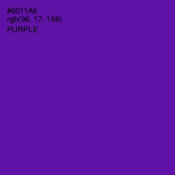 #6011A6 - Purple Color Image