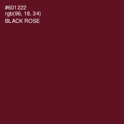 #601222 - Black Rose Color Image