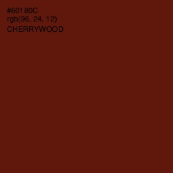 #60180C - Cherrywood Color Image