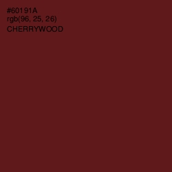 #60191A - Cherrywood Color Image