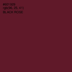 #601929 - Black Rose Color Image